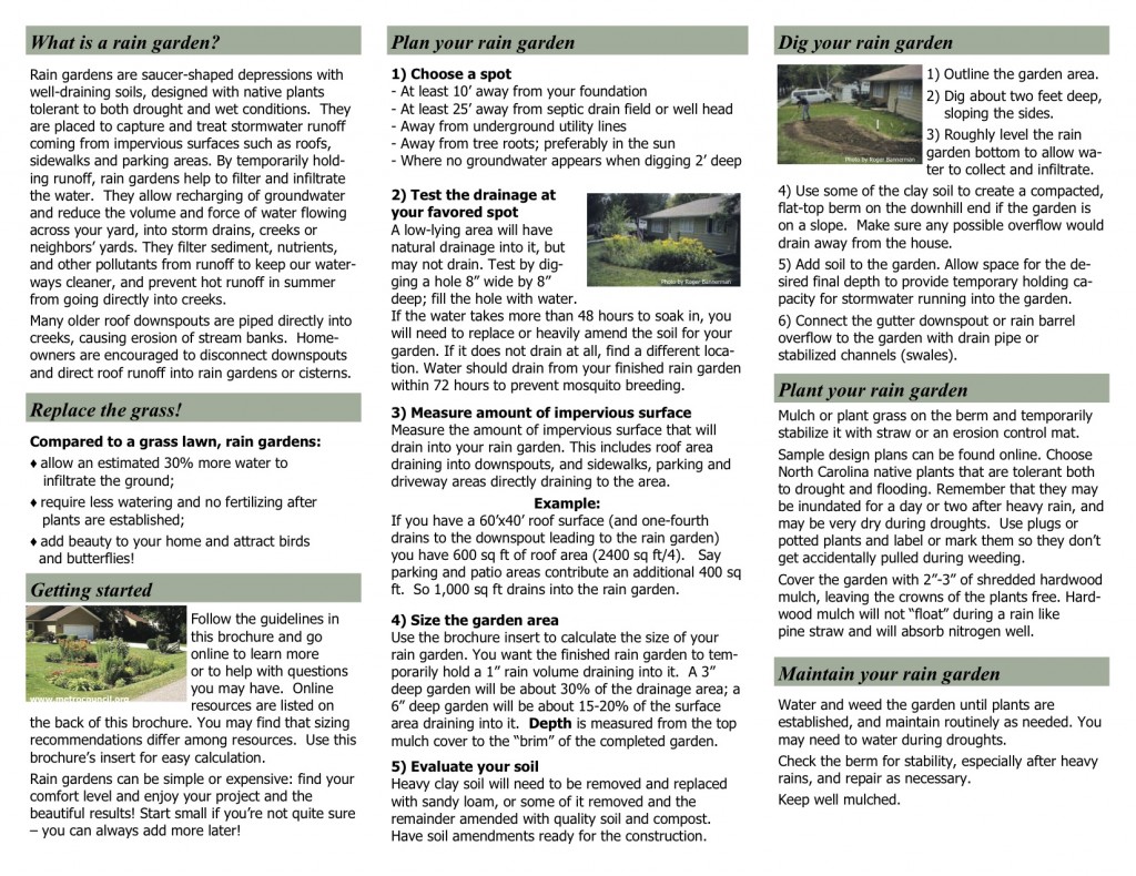 Rain Garden Brochure-2nd page