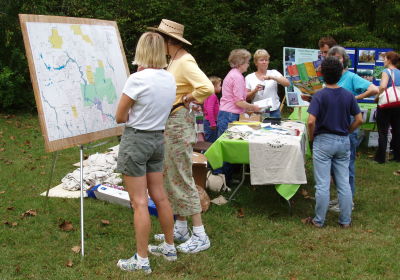 Folks learn about Bolin Creek