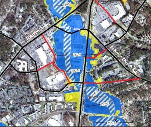 Chantal Hits Chapel Hill and Carrboro Hard